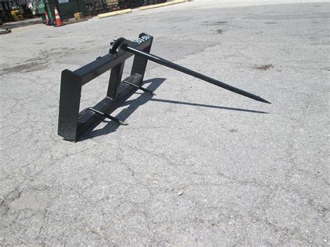 hay spear skid steer|used skid steer hay spear.